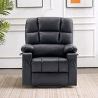 MCombo Large Power Lift Recliner Chair with Dual Motor Massage Heat Faux Leather