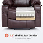 MCombo Electric Power Lift Recliner Massage Heat Chair for Elderly 3 Positions 2 Pockets USB
