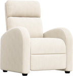 Homall Modern Recliner Chair PU Leather Padded Seat Single Sofa Home Theater