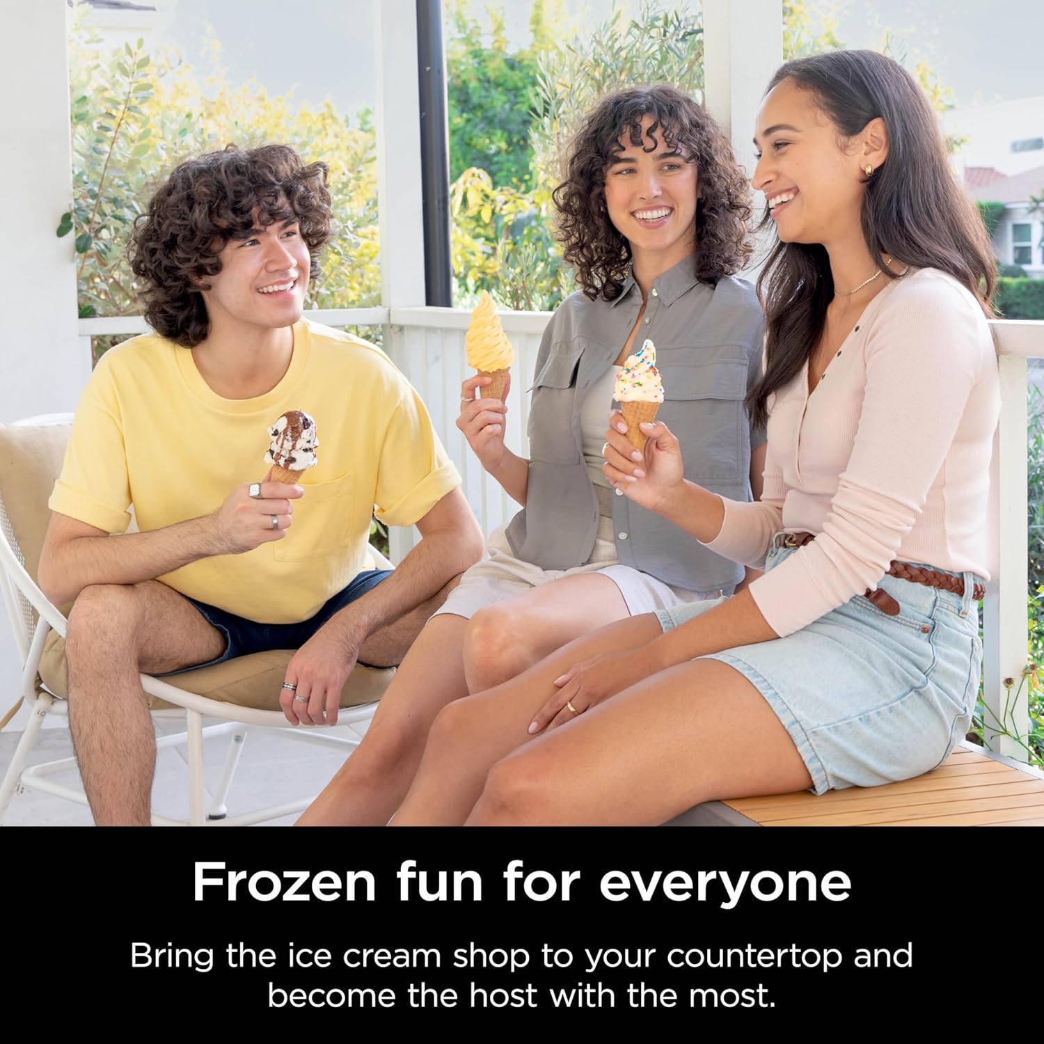 Ninja Swirl Ice Cream and Soft Serve Maker 13 in 1 Machine for Sorbet Milkshake Yogurt