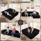 ovios Cloud Sectional Couch with L Shape Chaise Modern Modular Sofa