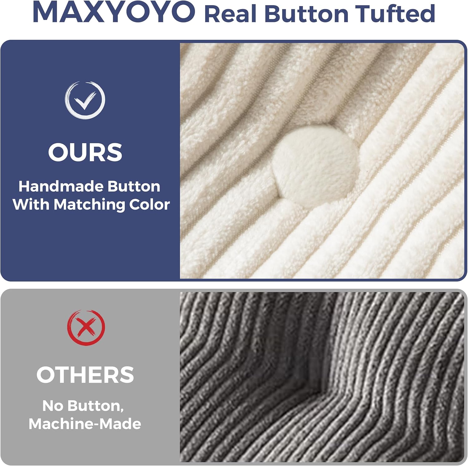 MAXYOYO L Shaped Folding Sofa Bed Convertible Sleeper with Pillow Armrest