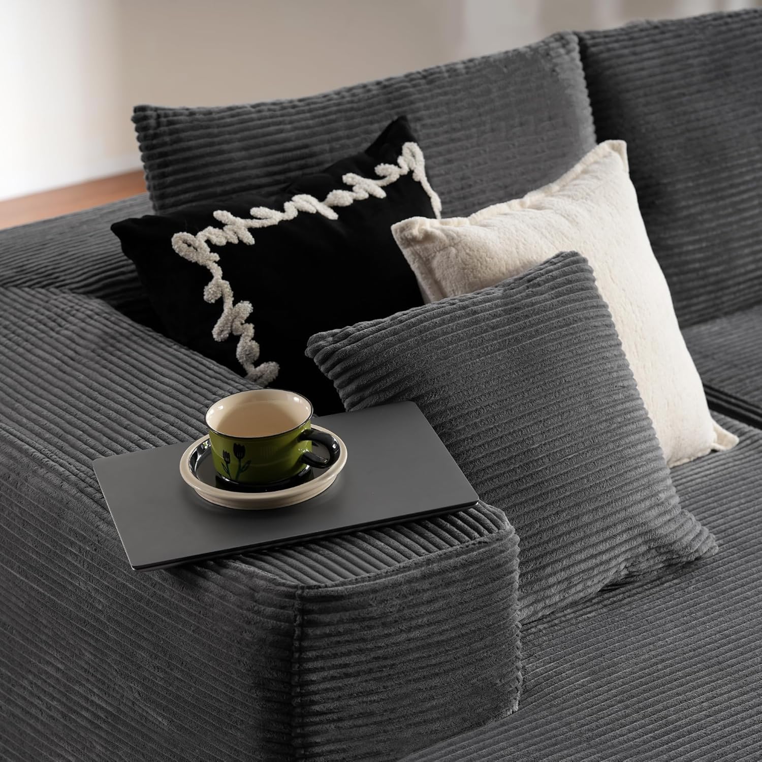 ovios Cloud Sectional Couch with L Shape Chaise Modern Modular Sofa