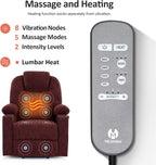 MCombo Power Lift Recliner Chair for Elderly with Heat Massage USB Cup Holders