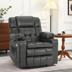 MCombo Dual Motor Power Lift Recliner Chair for Elderly with Heat Massage USB