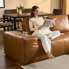 ovios Cloud Sectional Sofa L Shape Chaise Deep Seat Modular Living Room Couch