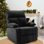 hzlagm Swivel Rocker Recliner Chair Small Space Rocking Recliner