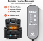 MCombo Power Lift Recliner Chair for Elderly with Heat Massage USB Cup Holders