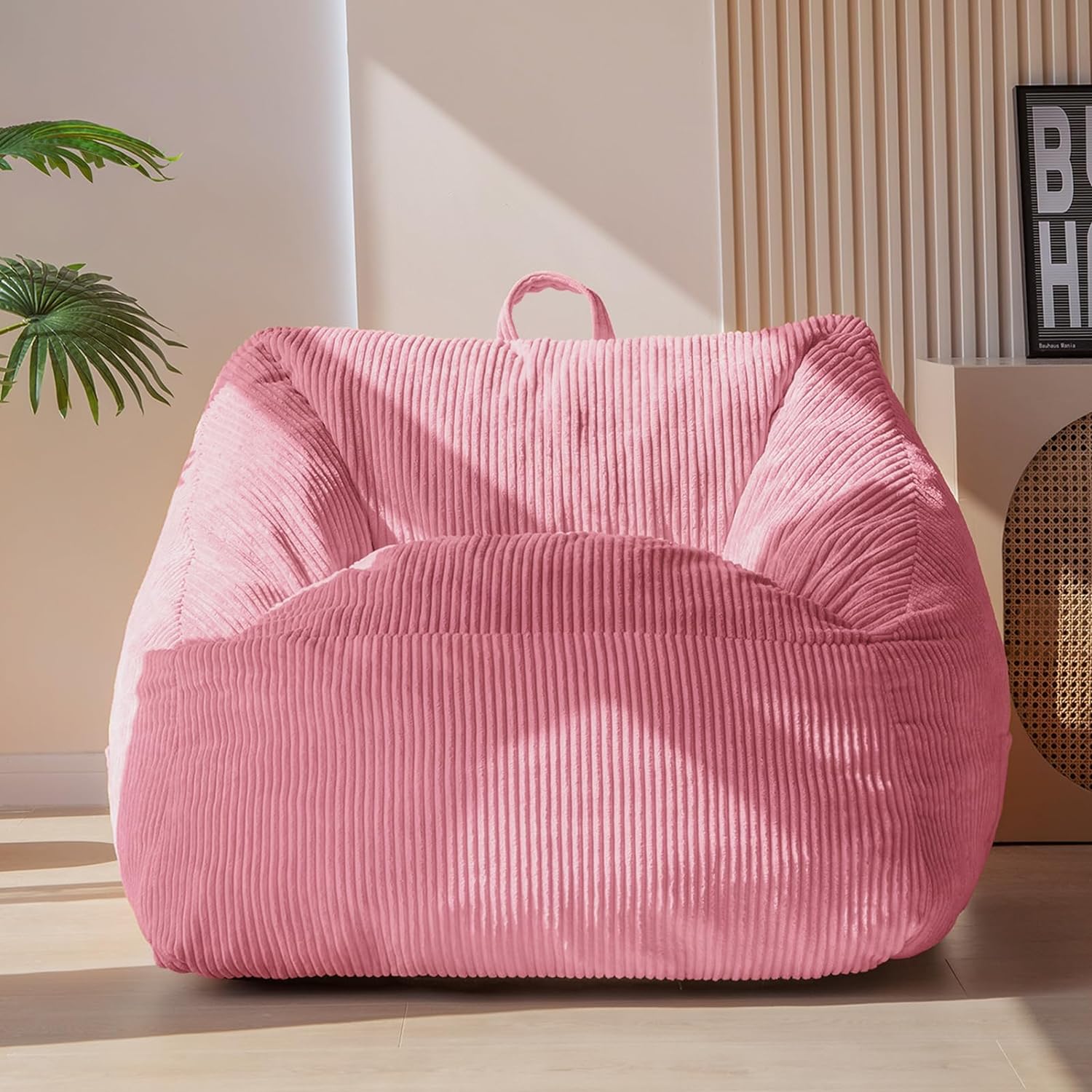 MAXYOYO Bean Bag Chair Floor Sofa with Handle and Pocket for Adults and Kids