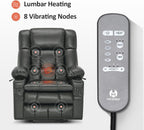 MCombo Dual Motor Power Lift Recliner Chair for Elderly with Heat Massage USB