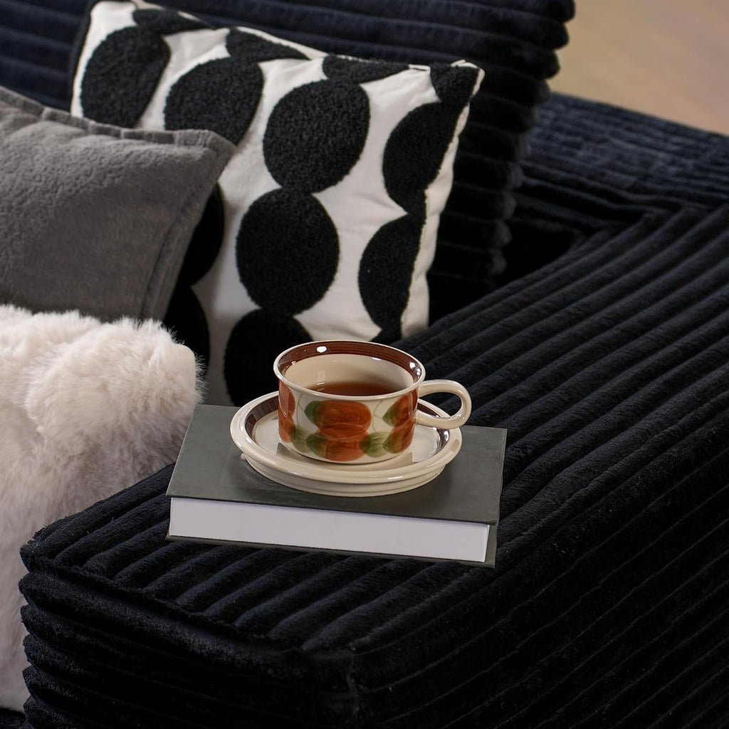 ovios Cloud Sectional Couch with L Shape Chaise Modern Modular Sofa