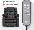 MCombo Dual Motor Power Lift Recliner Chair for Elderly with Heat Massage USB