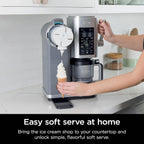 Ninja Swirl Ice Cream and Soft Serve Maker 13 in 1 Machine for Sorbet Milkshake Yogurt