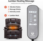 MCombo Power Lift Recliner Chair for Elderly with Heat Massage USB Cup Holders