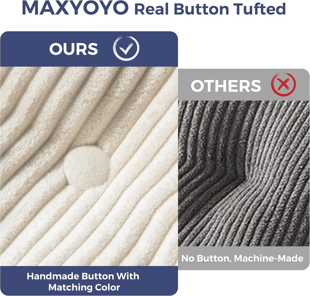 MAXYOYO Folding Sofa Bed Convertible Sleeper Chair with Pillow