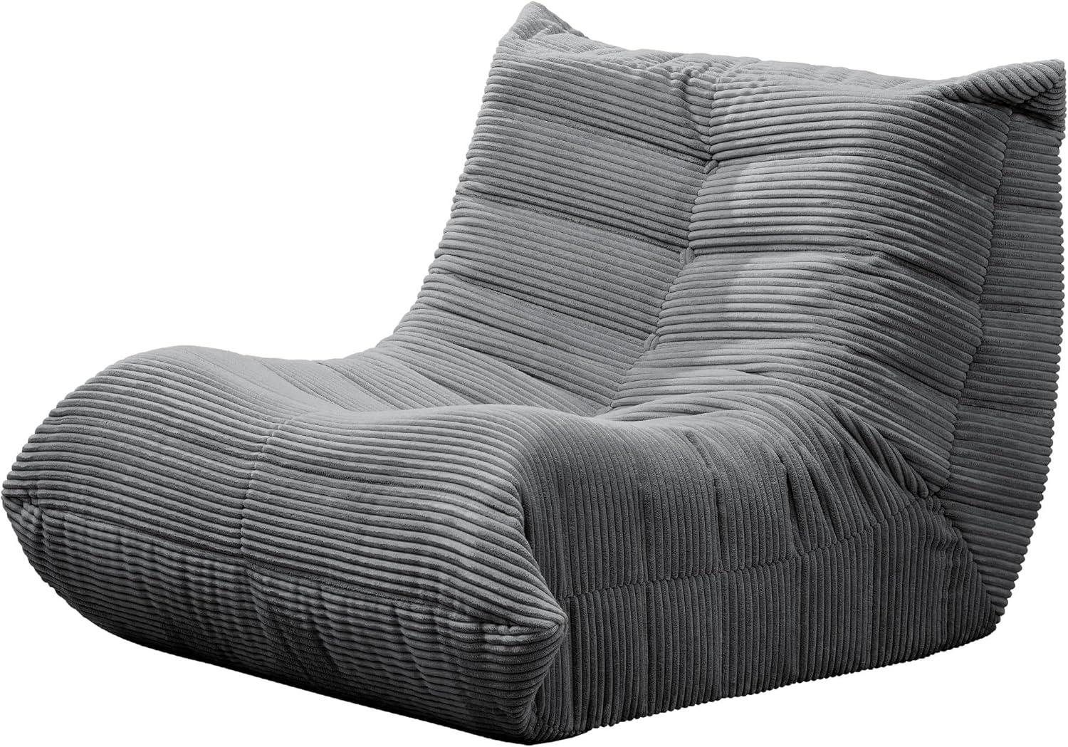 Hobestluk Giant Bean Bag Chair Memory Foam Faux Fur Sofa for Living Room
