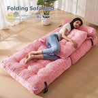 MAXYOYO Folding Sofa Bed Convertible Sleeper Chair with Pillow
