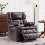 MCombo Dual Motor Power Lift Recliner Chair for Elderly with Heat Massage USB