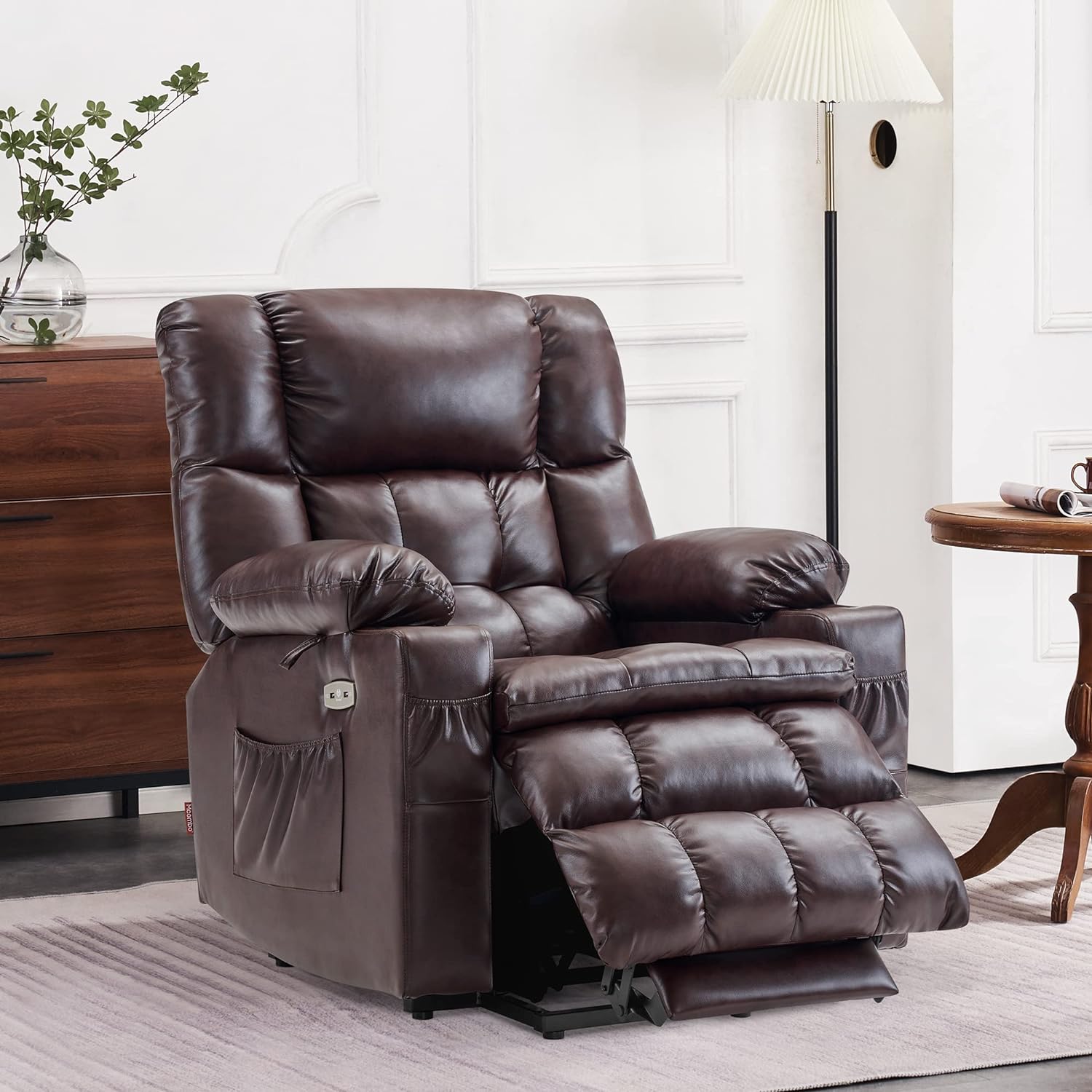 MCombo Dual Motor Power Lift Recliner Chair for Elderly with Heat Massage USB