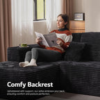 ovios Cloud Sectional Couch with L Shape Chaise Modern Modular Sofa
