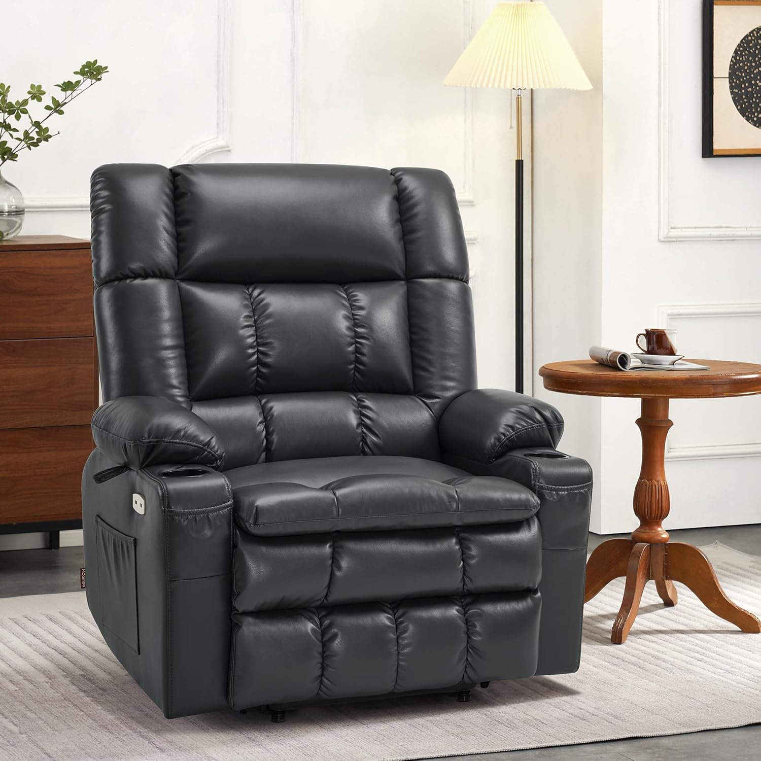MCombo Dual Motor Power Lift Recliner Chair for Elderly with Heat Massage USB