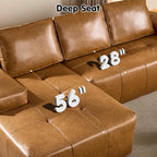 ovios Cloud Sectional Couch with L Shape Chaise Modern Modular Sofa