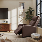 Homall Modern Recliner Chair PU Leather Padded Seat Single Sofa Home Theater