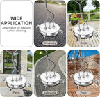 LidoDola 14 Inch Pressure Washer Surface Cleaner with Wheels for Concrete Patio Deck