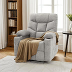 MCombo Power Lift Recliner Chair for Elderly with Extended Footrest Fabric