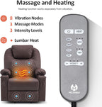 MCombo Electric Power Lift Recliner Massage Heat Chair for Elderly 3 Positions 2 Pockets USB