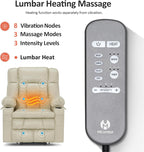 MCombo Dual Motor Power Lift Recliner Chair for Elderly with Heat Massage USB