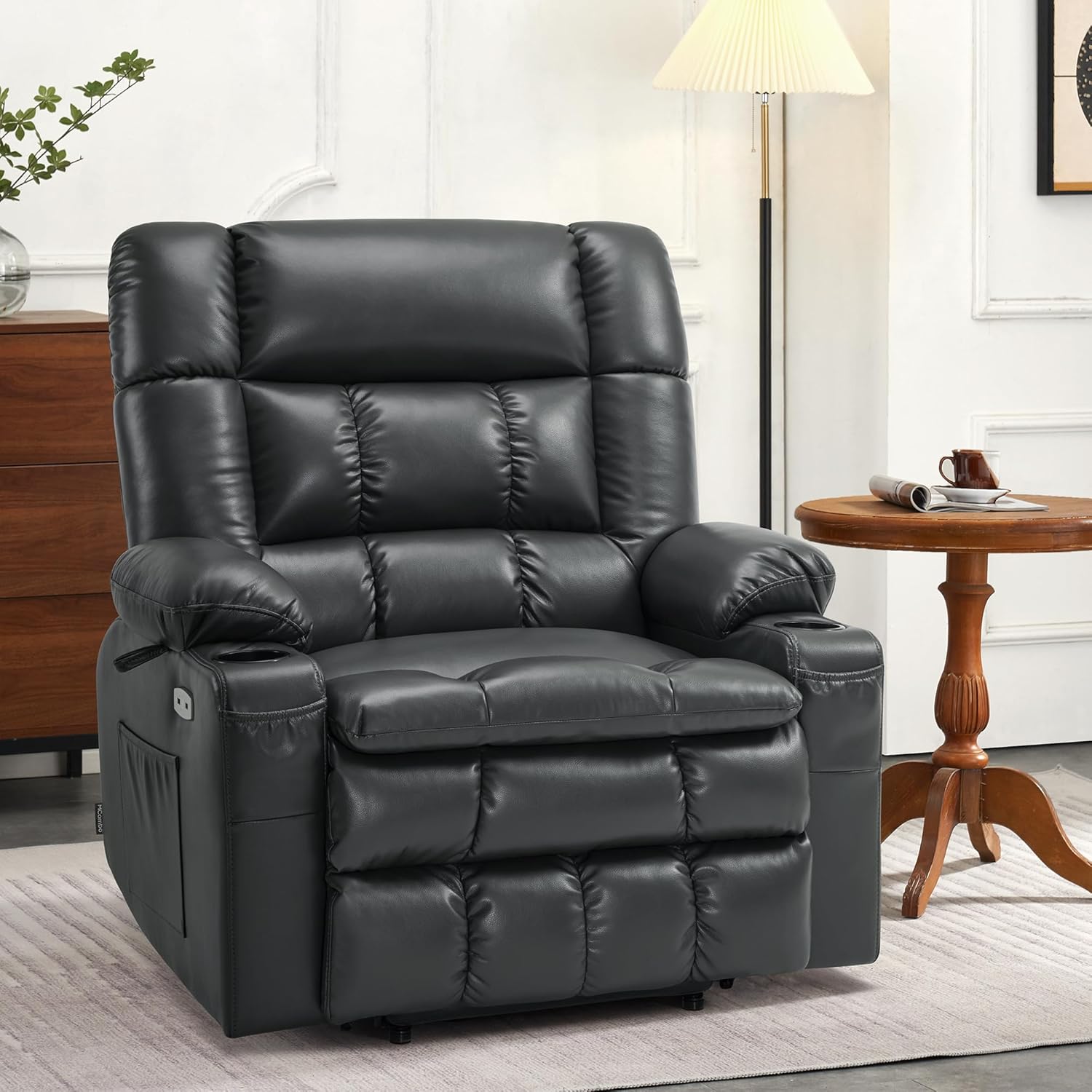 MCombo Dual Motor Power Lift Recliner Chair for Elderly with Heat Massage USB