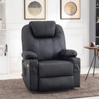 MCombo Electric Power Lift Recliner Massage Heat Chair for Elderly 3 Positions 2 Pockets USB