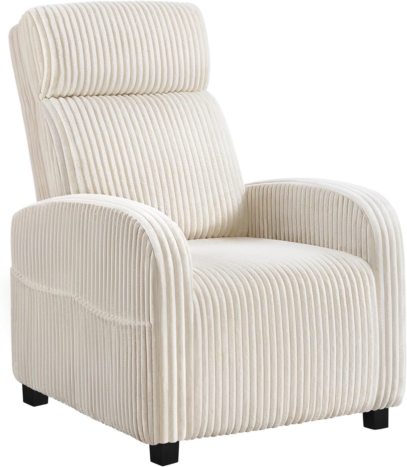Yaheetech 360 Swivel Glider Chair Nursery Corduroy Rocking Nursing Chair with Pockets