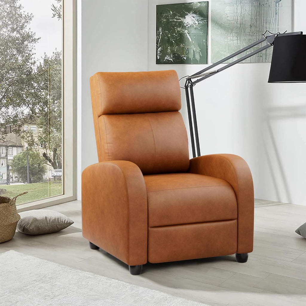 JUMMICO Adjustable Recliner Chair Home Theater Sofa with Thick Cushion