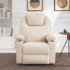 MCombo Electric Power Lift Recliner Massage Heat Chair for Elderly 3 Positions 2 Pockets USB