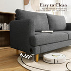 Loveseat Sofa Couch USB Ports 2 Seater Deep Seating Small Couch