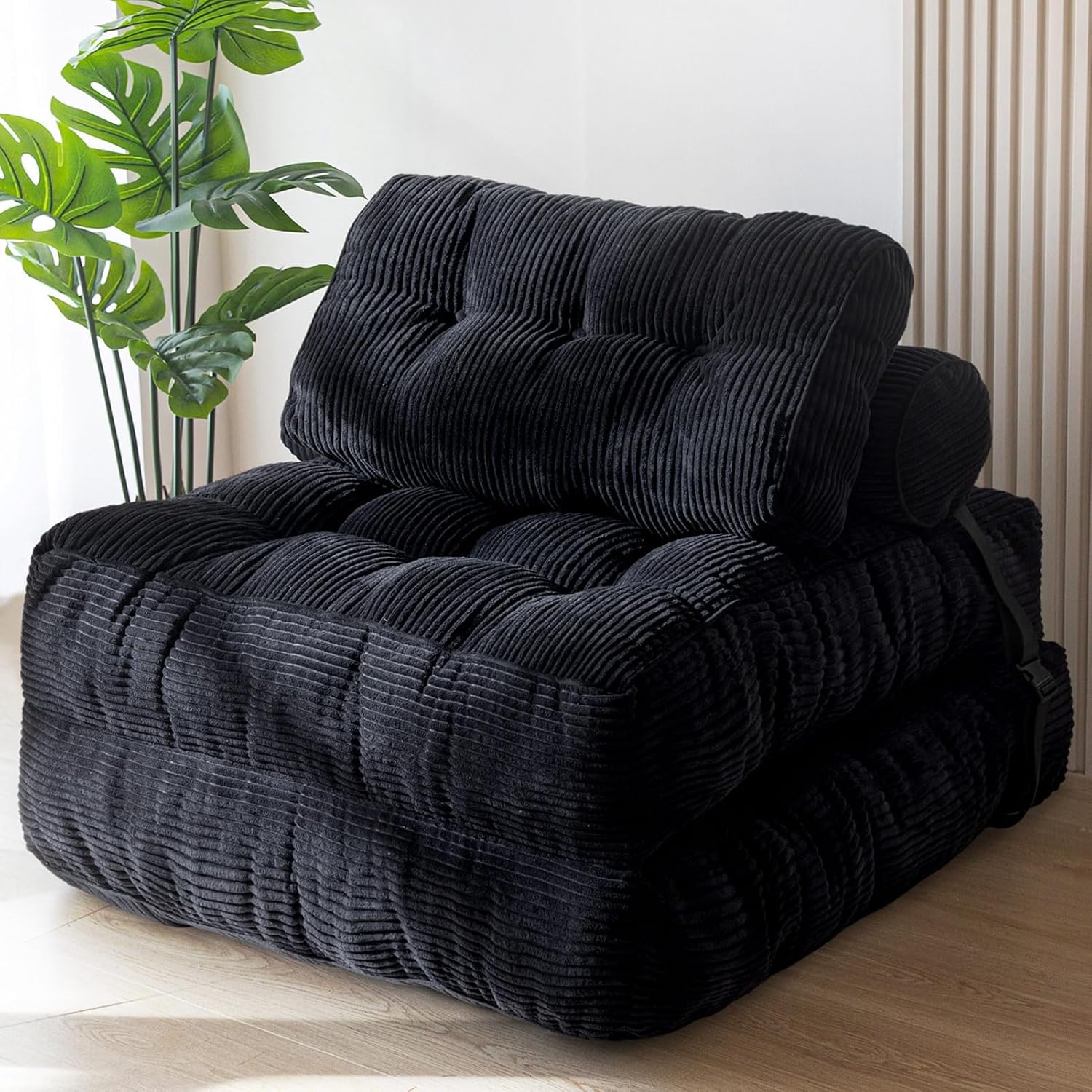MAXYOYO Folding Sofa Bed Convertible Sleeper Chair with Pillow