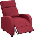 Homall Modern Recliner Chair PU Leather Padded Seat Single Sofa
