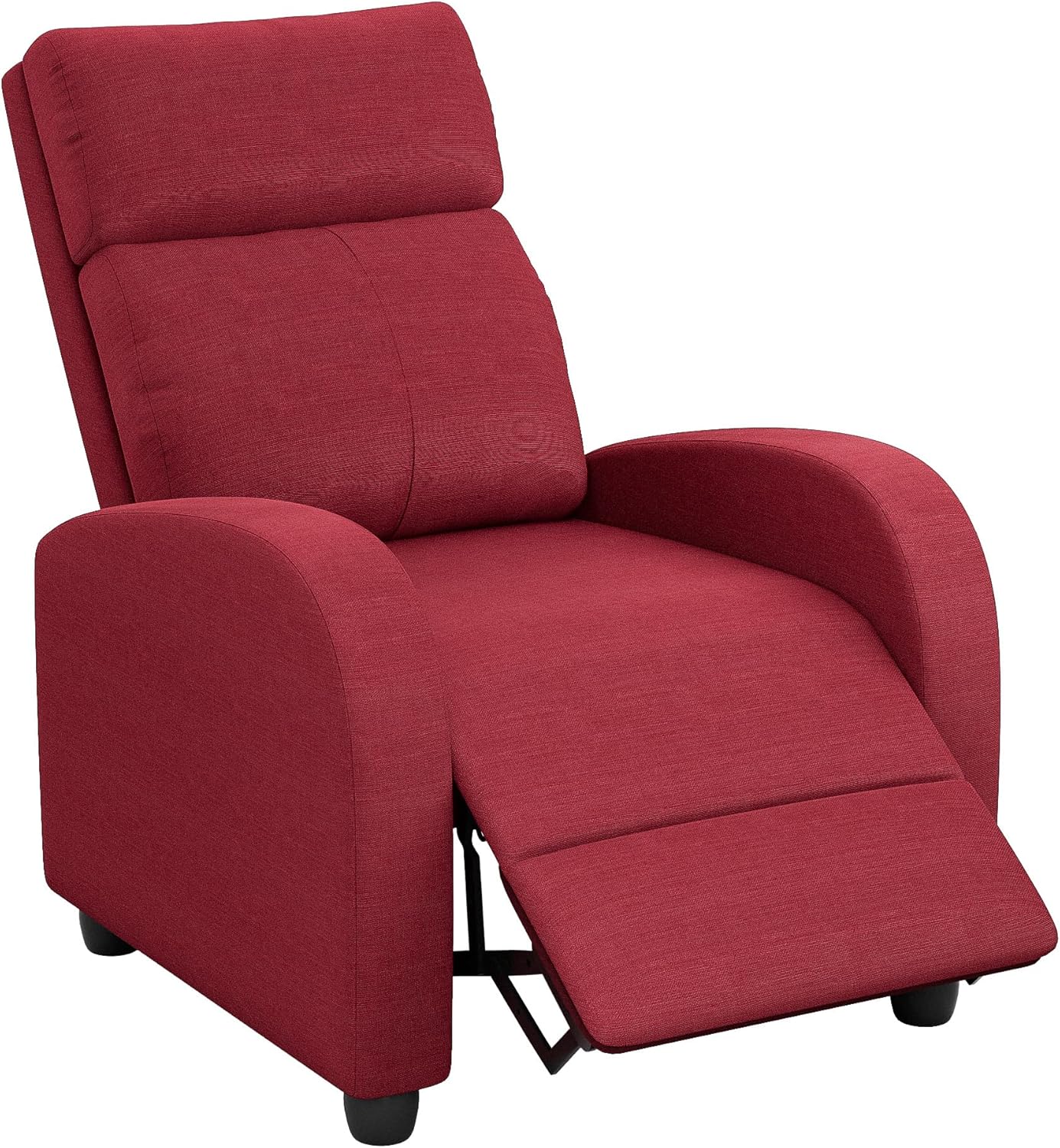Homall Modern Recliner Chair PU Leather Padded Seat Single Sofa Home Theater