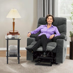 MCombo Power Lift Recliner Chair for Elderly with Extended Footrest Fabric