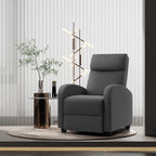 JUMMICO Adjustable Recliner Chair Home Theater Sofa with Thick Cushion