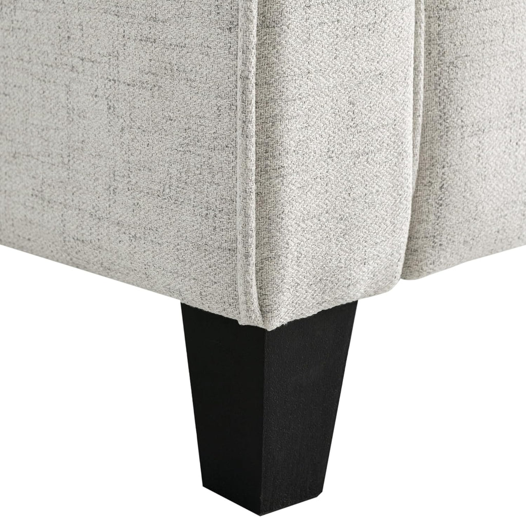 Lifestyle Harrington Sofa Upholstered Microfiber Fabric Curved Arm Couch
