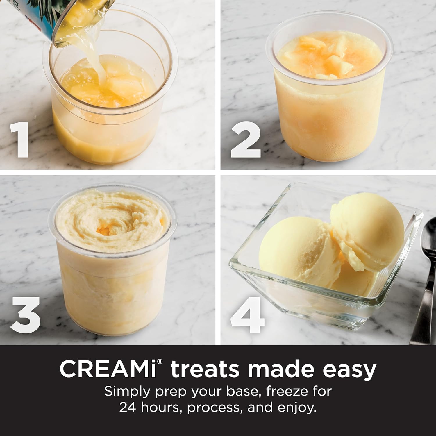 Ninja Ice Cream Maker with 7 One Touch Programs for Gelato Milkshakes Sorbet Smoothie Bowls