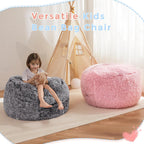 MAXYOYO Convertible Bean Bag Chair Bed for Kids with Foam Filling