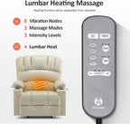 MCombo Power Lift Recliner Chair for Elderly with Heat Massage USB Cup Holders
