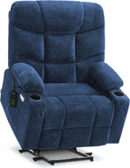 MCombo Power Lift Recliner Chair for Elderly with Extended Footrest Fabric