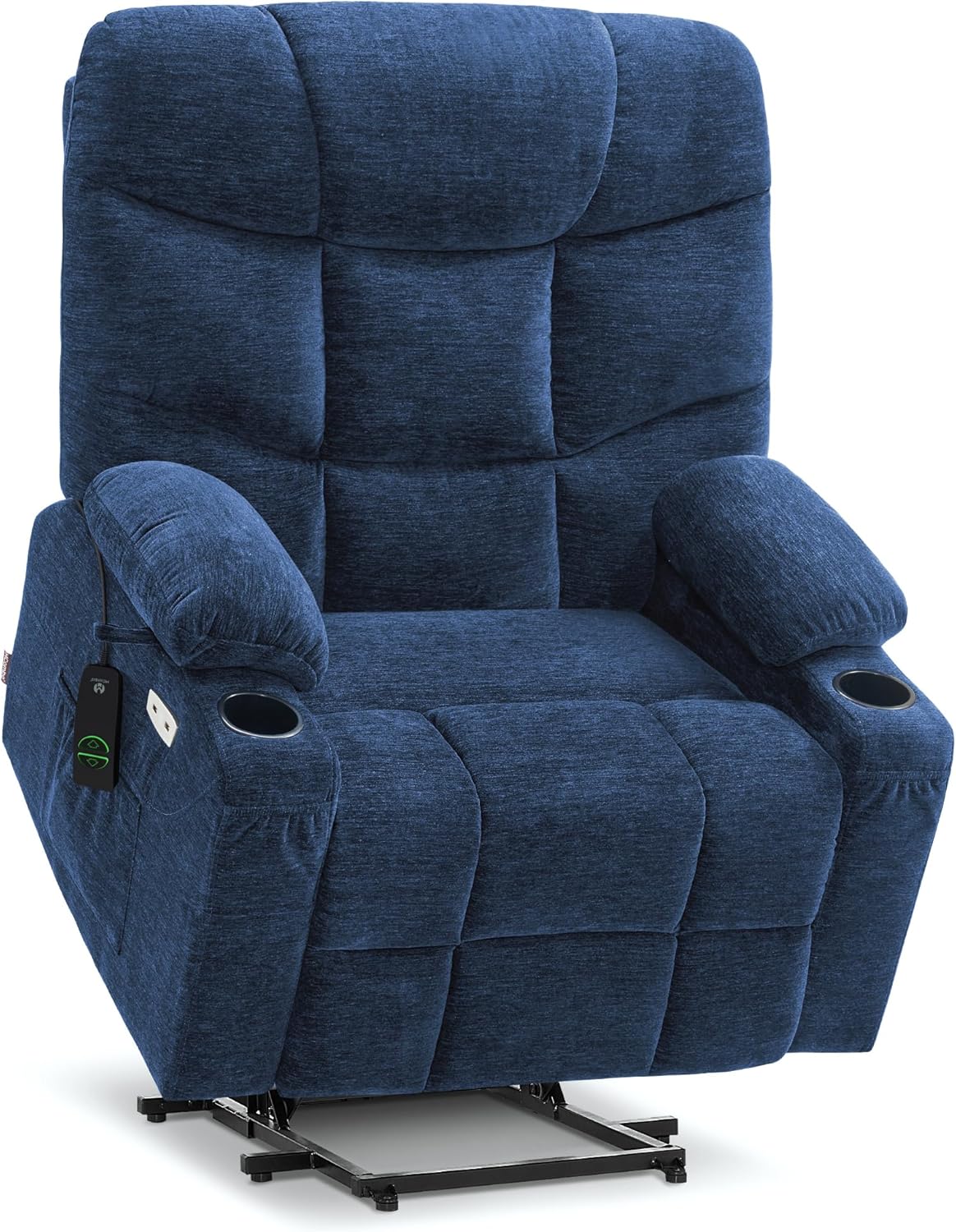 MCombo Power Lift Recliner Chair for Elderly with Extended Footrest Fabric