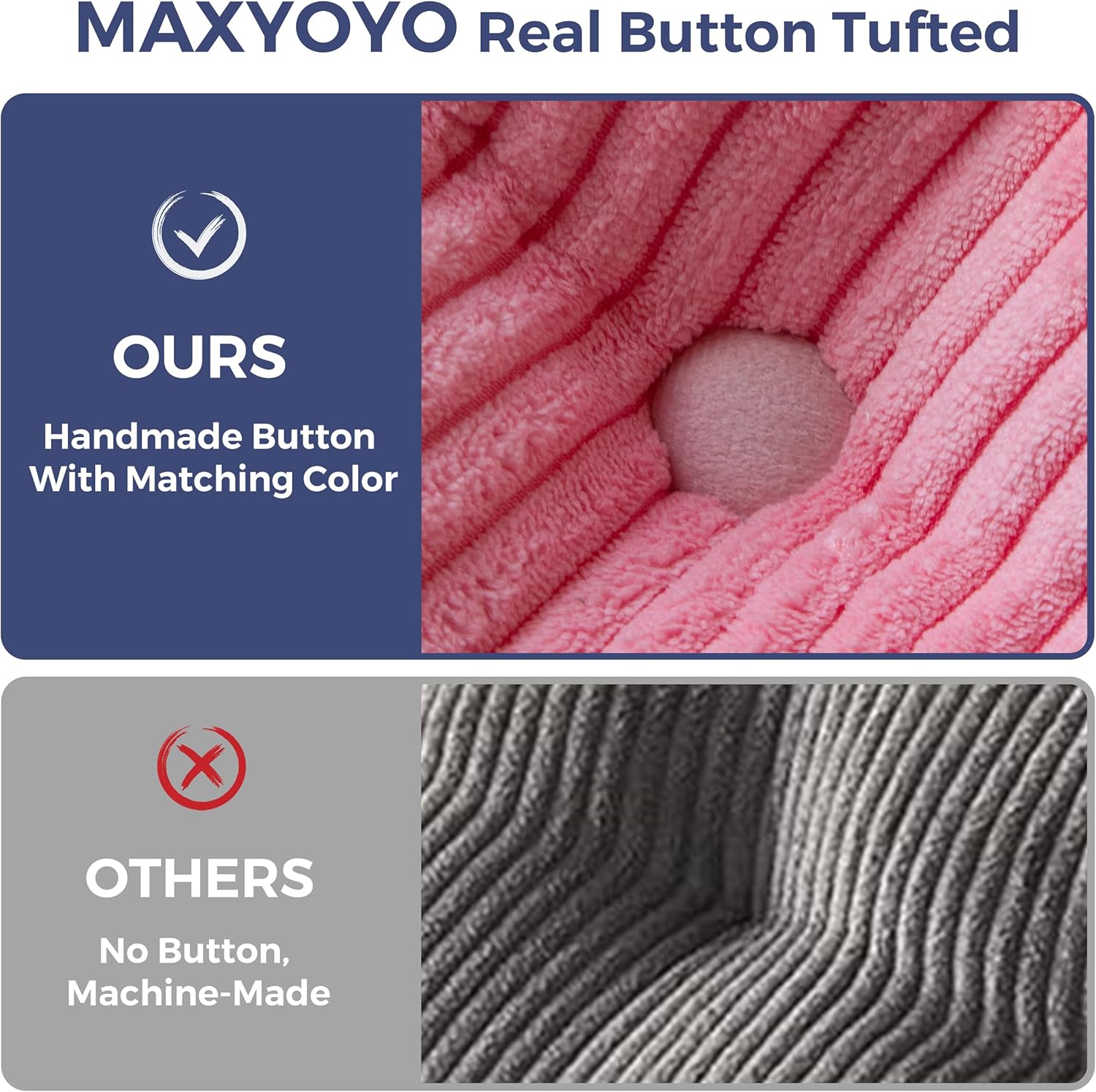 MAXYOYO L Shaped Folding Sofa Bed Convertible Sleeper with Pillow Armrest