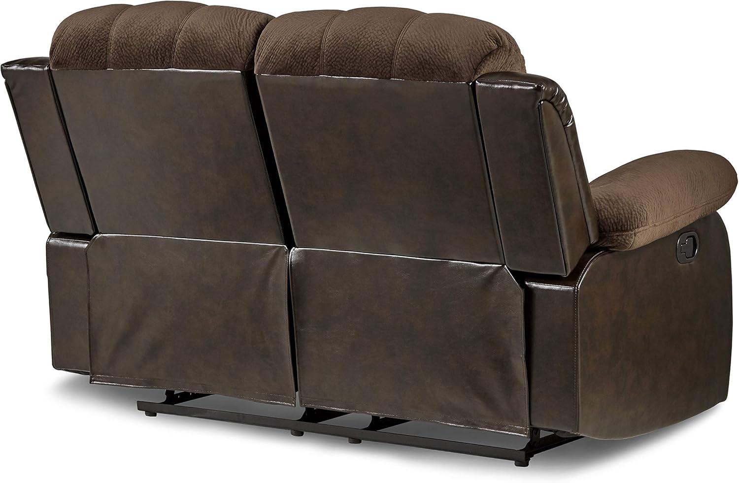 Lexicon Humphreys Loveseat Recliner Double Reclining Sofa Faux Leather